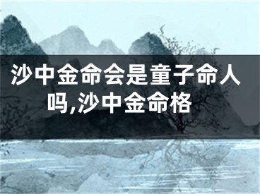 沙中金命会是童子命人吗,沙中金命格