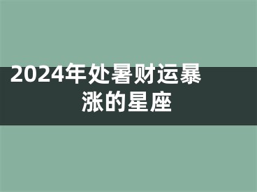2024年处暑财运暴涨的星座