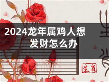 2024龙年属鸡人想发财怎么办