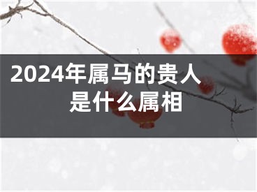 2024年属马的贵人是什么属相