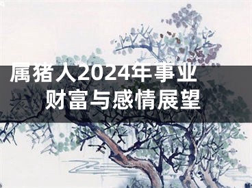 属猪人2024年事业财富与感情展望