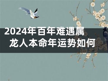 2024年百年难遇属龙人本命年运势如何
