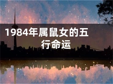 1984年属鼠女的五行命运