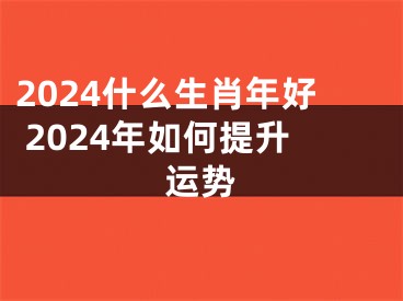 2024什么生肖年好 2024年如何提升运势