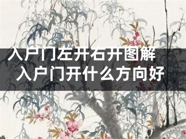 入户门左开右开图解 入户门开什么方向好