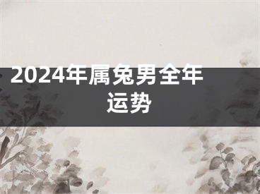 2024年属兔男全年运势
