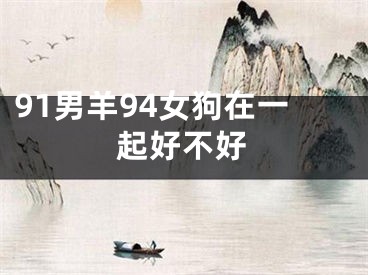 91男羊94女狗在一起好不好