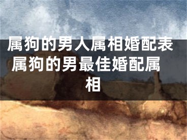 属狗的男人属相婚配表 属狗的男最佳婚配属相