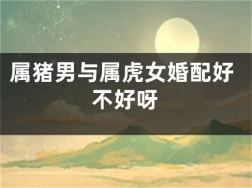 属猪男与属虎女婚配好不好呀