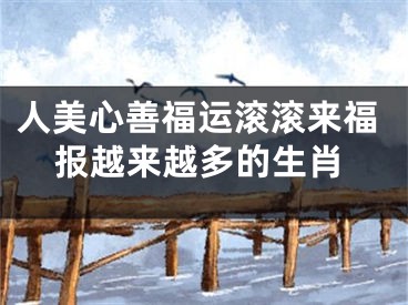 人美心善福运滚滚来福报越来越多的生肖