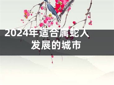 2024年适合属蛇人发展的城市