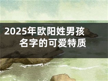 2025年欧阳姓男孩名字的可爱特质