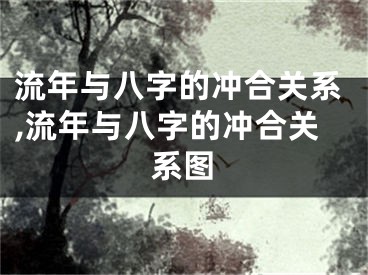 流年与八字的冲合关系,流年与八字的冲合关系图