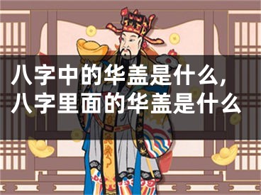 八字中的华盖是什么,八字里面的华盖是什么