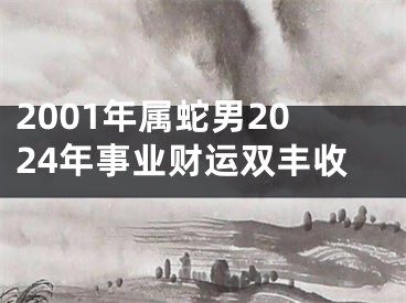 2001年属蛇男2024年事业财运双丰收