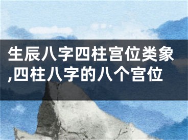 生辰八字四柱宫位类象,四柱八字的八个宫位