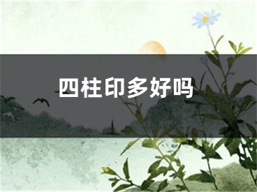 四柱印多好吗