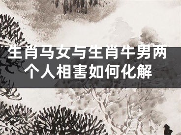 生肖马女与生肖牛男两个人相害如何化解
