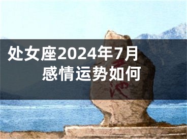 处女座2024年7月感情运势如何