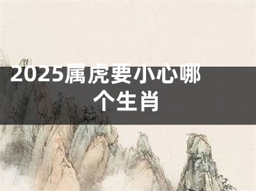 2025属虎要小心哪个生肖