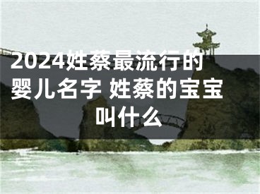 2024姓蔡最流行的婴儿名字 姓蔡的宝宝叫什么