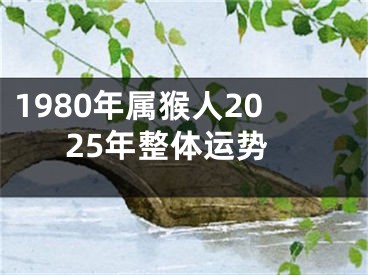 1980年属猴人2025年整体运势
