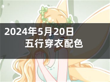 2024年5月20日五行穿衣配色