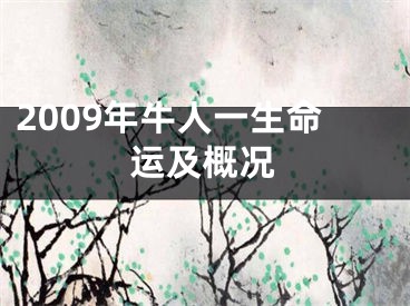 2009年牛人一生命运及概况