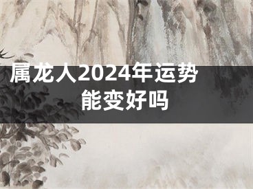 属龙人2024年运势能变好吗