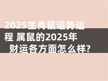 2025生肖鼠运势运程 属鼠的2025年财运各方面怎么样?