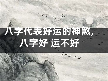 八字代表好运的神煞,八字好 运不好