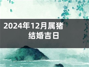 2024年12月属猪结婚吉日
