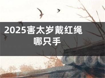 2025害太岁戴红绳哪只手 