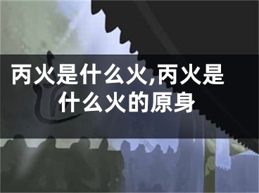 丙火是什么火,丙火是什么火的原身