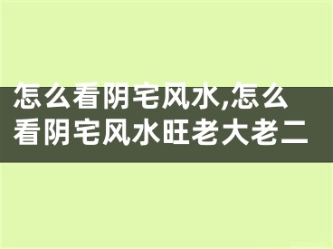 怎么看阴宅风水,怎么看阴宅风水旺老大老二