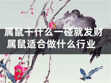 属鼠干什么一碰就发财 属鼠适合做什么行业