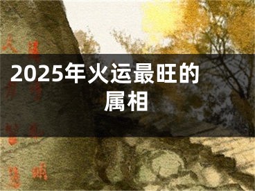 2025年火运最旺的属相