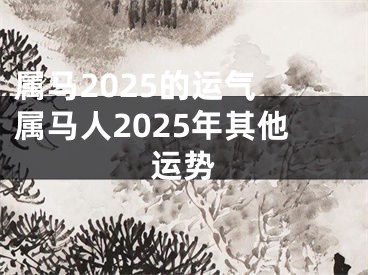 属马2025的运气 属马人2025年其他运势