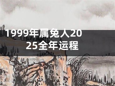 1999年属兔人2025全年运程