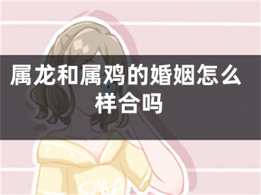 属龙和属鸡的婚姻怎么样合吗