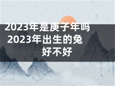 2023年是庚子年吗 2023年出生的兔好不好