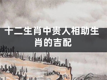 十二生肖中贵人相助生肖的吉配