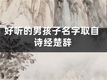 好听的男孩子名字取自诗经楚辞