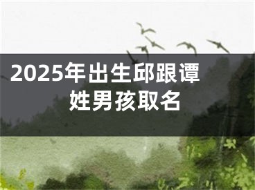 2025年出生邱跟谭姓男孩取名