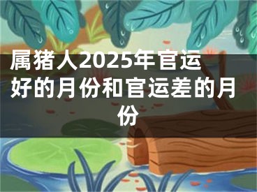 属猪人2025年官运好的月份和官运差的月份