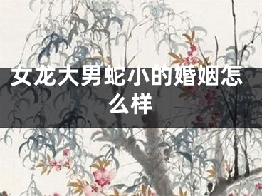 女龙大男蛇小的婚姻怎么样