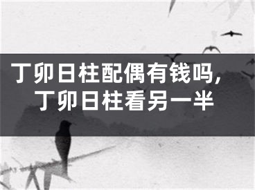 丁卯日柱配偶有钱吗,丁卯日柱看另一半