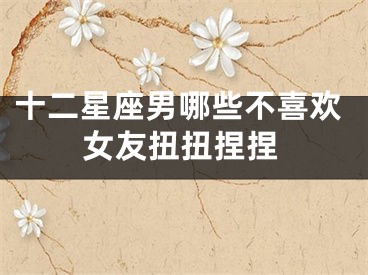 十二星座男哪些不喜欢女友扭扭捏捏