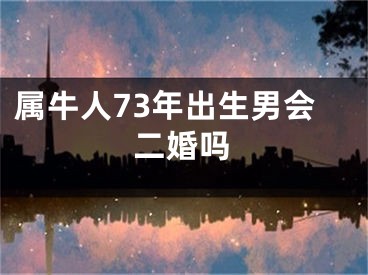 属牛人73年出生男会二婚吗