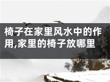 椅子在家里风水中的作用,家里的椅子放哪里
